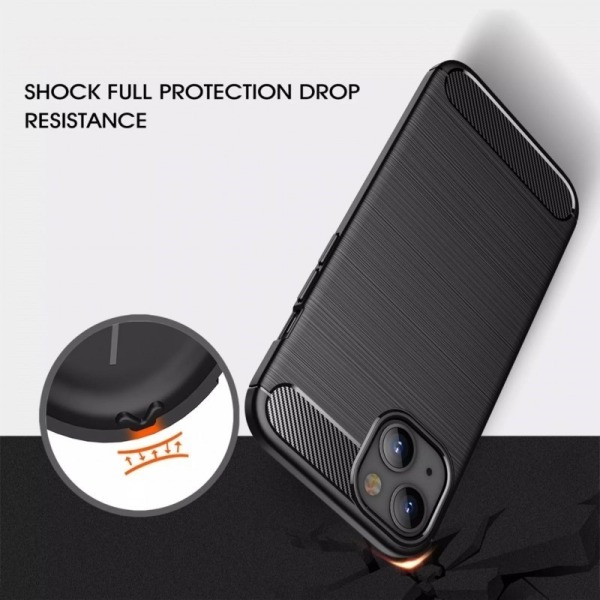 iPhone 14 Plus Shockproof Shell SlimCarbon Black