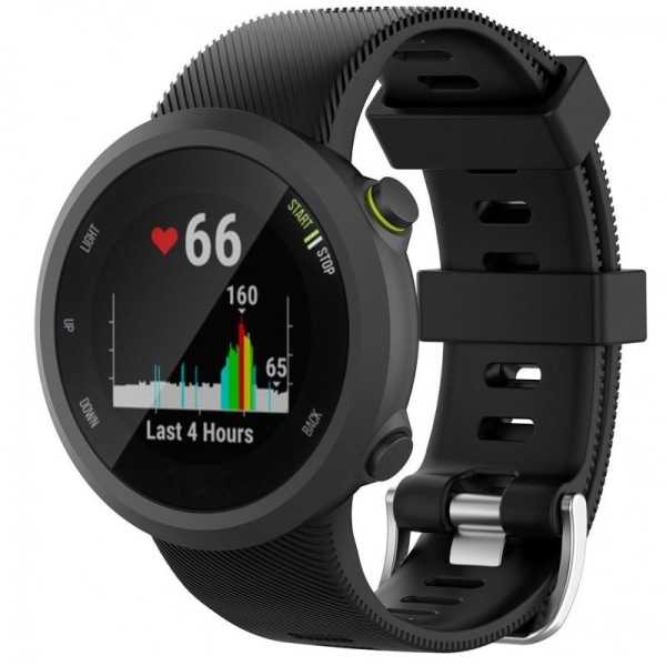 Garmin Forerunner 45/45S Stilfuld silikone armbåndsløber Black