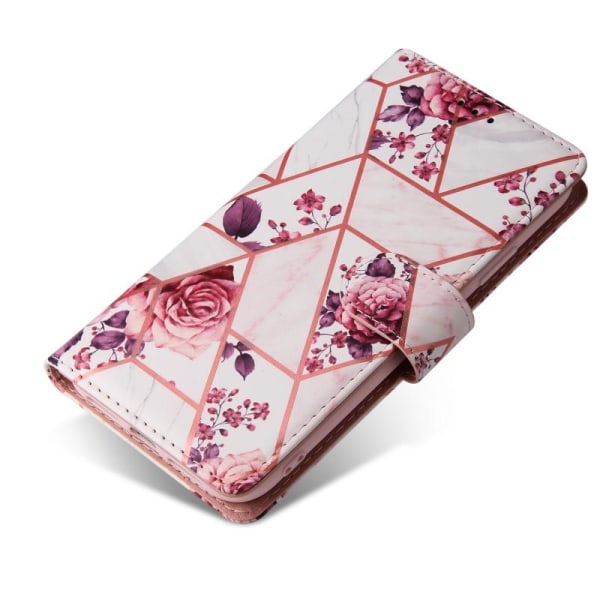 iPhone 11 Pro Max Trendikäs lompakkokotelo Sparkle 4-FACK Pink