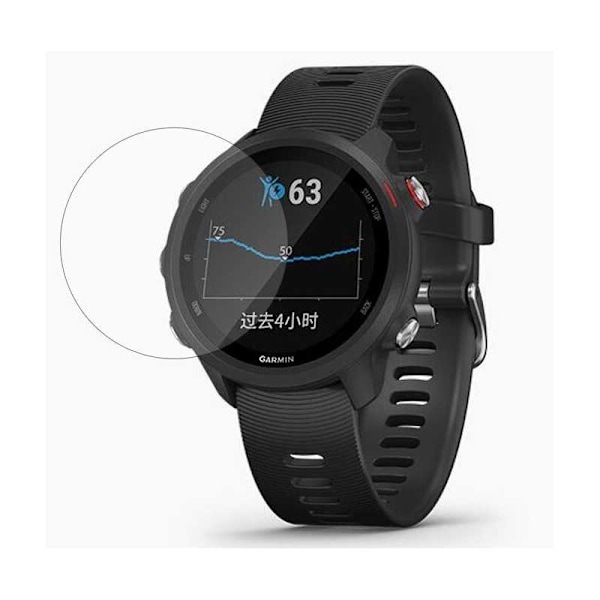 Garmin Forerunner 245 Härdat Glas 0.2mm 9H 2.5D Transparent