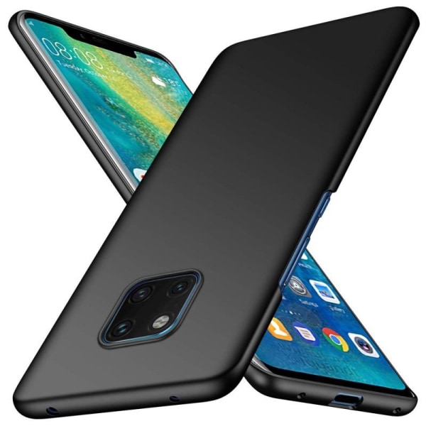 Huawei Mate 20 Pro Ultratynn gummibelagt Matt Black Cover Basic Black