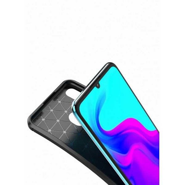 Huawei P30 Lite Stöttåligt Skal FullCarbon V4 Svart