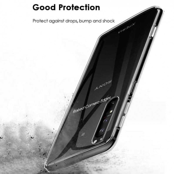 Xperia 1 II Stötdämpande Mjukt Skal Simple (XQ-AT51) Transparent