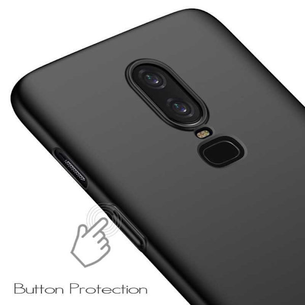 OnePlus 6 Ultratunt Mattsvart Skal Basic V2 Svart