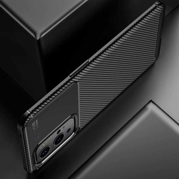 OnePlus 9 Pro Stöttåligt Slimmat Skal FullCarbon V4 Svart