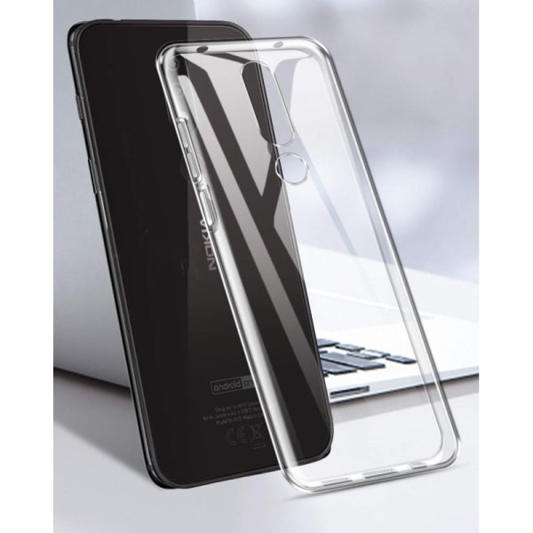 Nokia 4.2 stødabsorberende silikone cover Enkelt Transparent