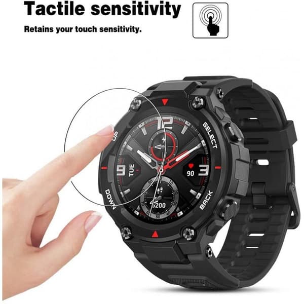 2-PACK Amazfit T-Rex Härdat Glas 0.2mm 9H 2.5D Transparent