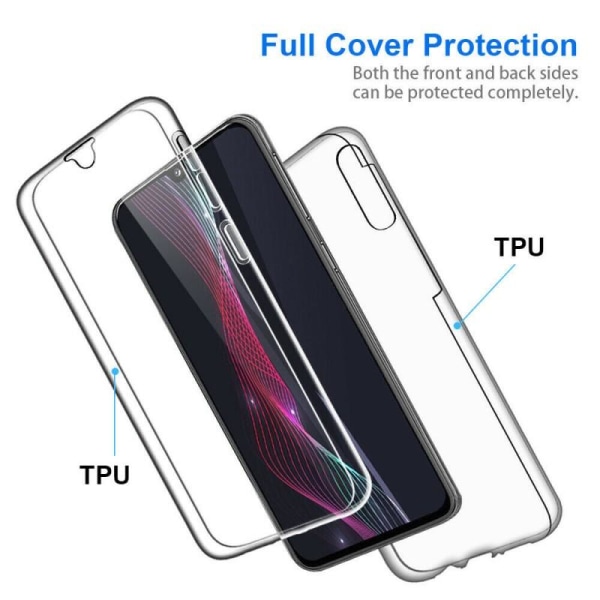 360° Full Cover Silikone Cover Samsung Note 10 Plus Transparent