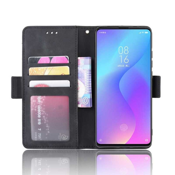 Xiaomi Mi 9T / 9T Pro Plånboksfodral PU-Läder 6-FACK Winston V3 Svart