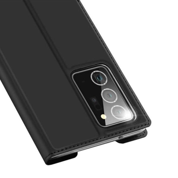 Samsung Note 20 Ultra Exclusive Flip Case Smooth-kortspor Black