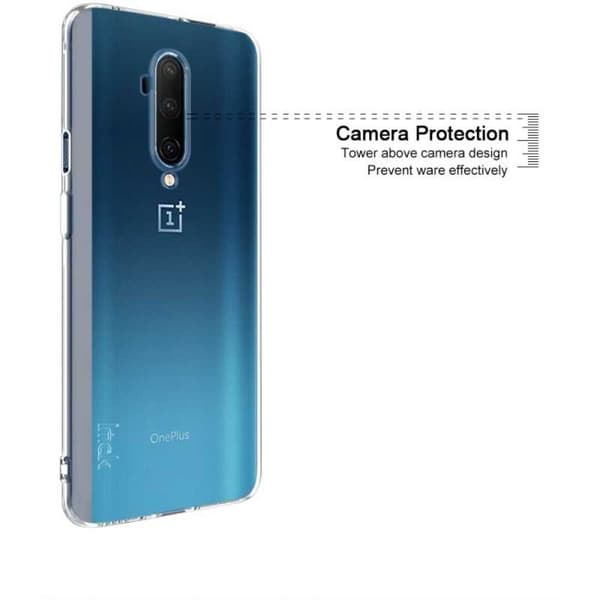 OnePlus 8 Stötdämpande Mjukt Skal Simple Transparent