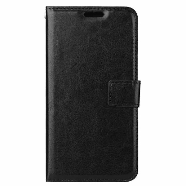 Huawei P20 Lite Plånboksfodral PU-Läder 4-FACK Svart