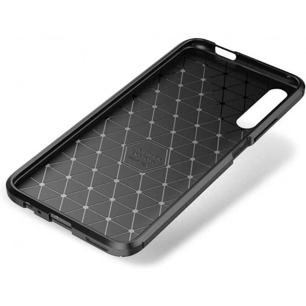 Huawei P Smart Pro Stöttåligt Slimmat Skal FullCarbon V4 Svart
