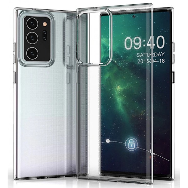 Samsung Note 20 Ultra Stötdämpande Mjukt Skal Simple Transparent