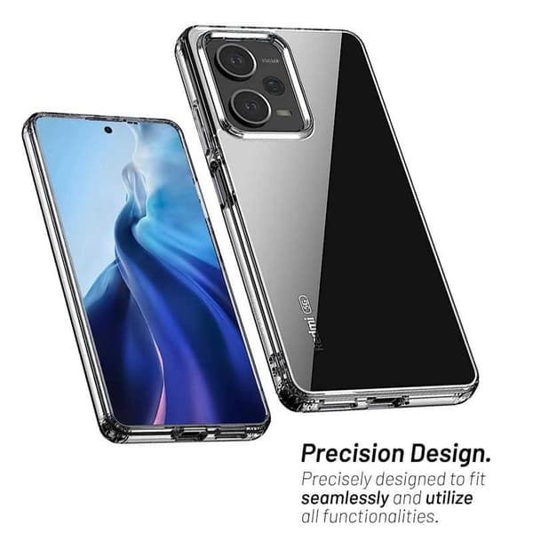 Xiaomi Redmi Note 12 5G iskuja vaimentava silikonikotelo Simple