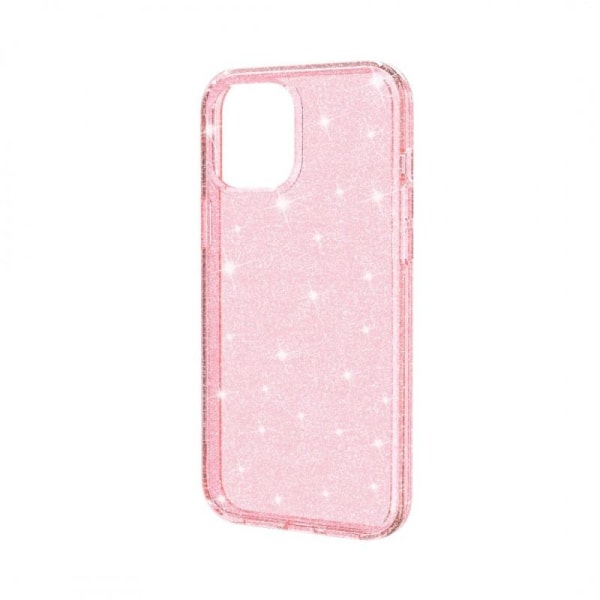 iPhone 12 Mini iskuja vaimentava matkapuhelinkotelo Sparkle Rose Pink gold