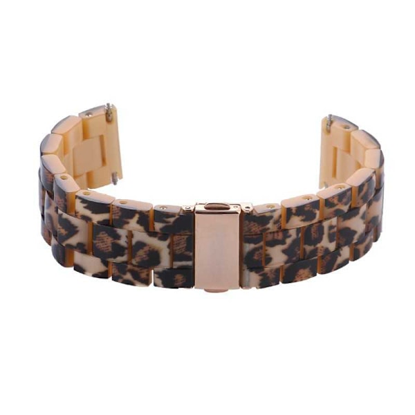 Apple Watch 38/40/41 mm Premium Resin Armbånd - Leopardmønster Multicolor