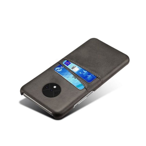 OnePlus 7T Stötdämpande Korthållare Retro V2 Svart