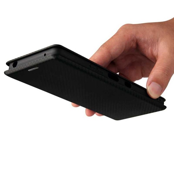 Xperia 1 III Flipfodral Kortfack CarbonDreams Svart
