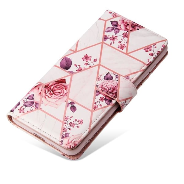 Samsung S21 FE Trendikäs lompakkokotelo Sparkle 4-FACK Pink