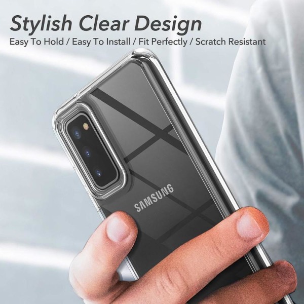 Samsung S20 FE Stötdämpande Silikon Skal Simple® Transparent
