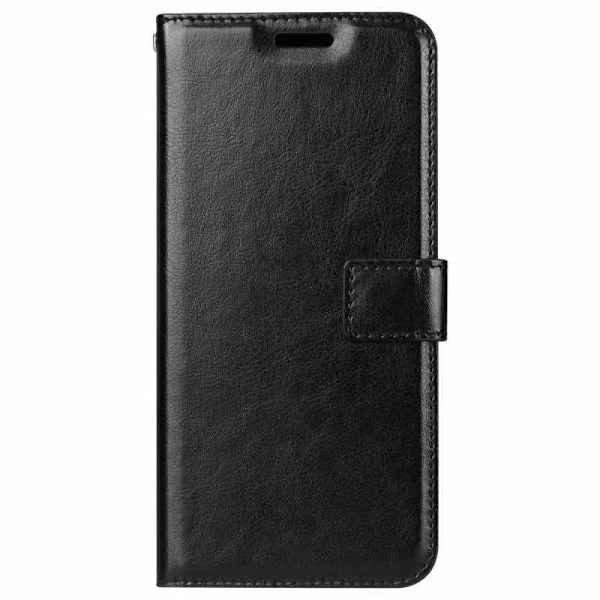 Samsung A8 2018 Plånboksfodral PU-Läder 4-FACK (SM-A530F) Svart