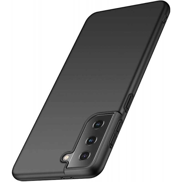 Samsung S22 Slim kumipinnoitettu mattamusta kansi Basic V2 Black