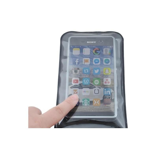 Universal vanntett etui for mobiler Transparent