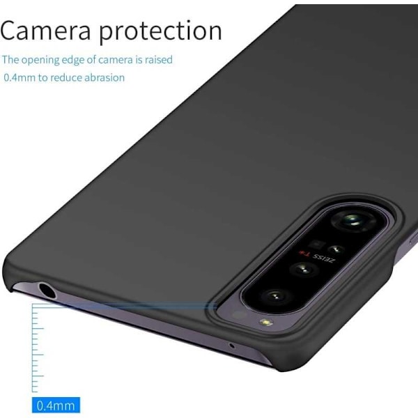 Xperia 1 IV Ultratunt Mattsvart Skal Basic V2 Svart