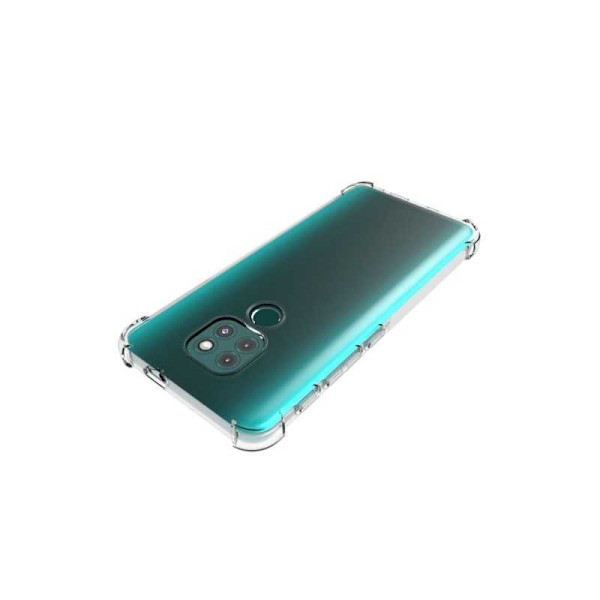 Motorola Moto E7 Plus Stødabsorberende Silikone Shell Shockr Transparent