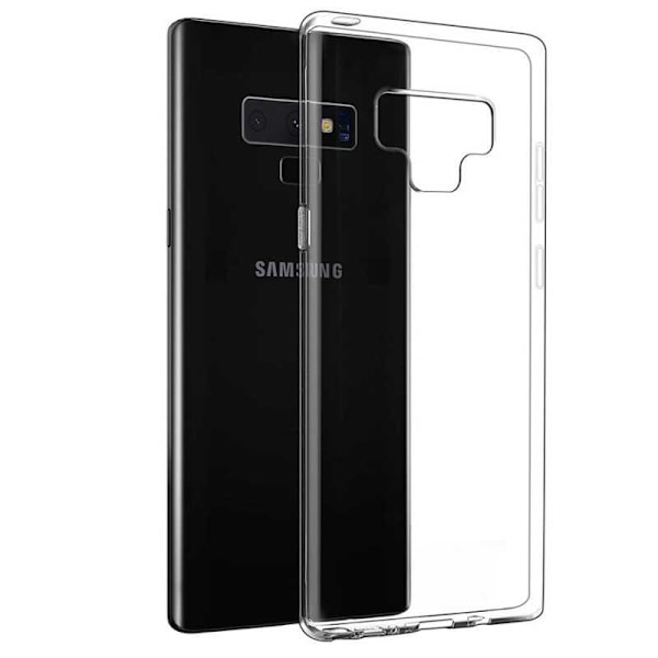 Samsung Note 9 stødabsorberende silikonecover Enkelt Transparent