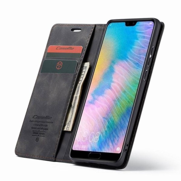 Huawei P20 Pro Elegant Flip Case CaseMe 3-FACK Black