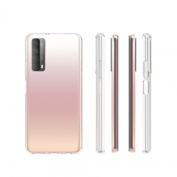 Huawei P Smart 2021 iskuja vaimentava silikonikotelo Simple Transparent