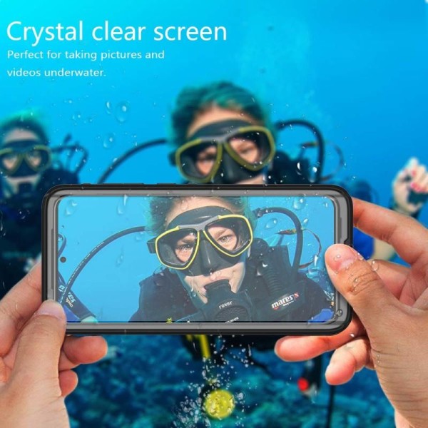 Samsung Galaxy S20 Ultra Heltäckande Vattentät Premium Skal - 2m Transparent