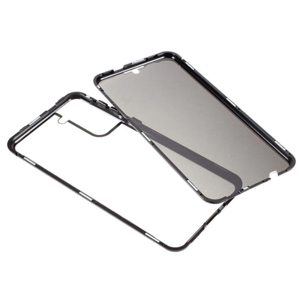 Samsung S21 Privacy Heltäckande Premium Skal Glassback V4 Transparent