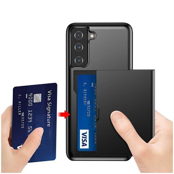 Samsung S21 Plus iskunkestävä kansikorttipaikka StreetWise Black
