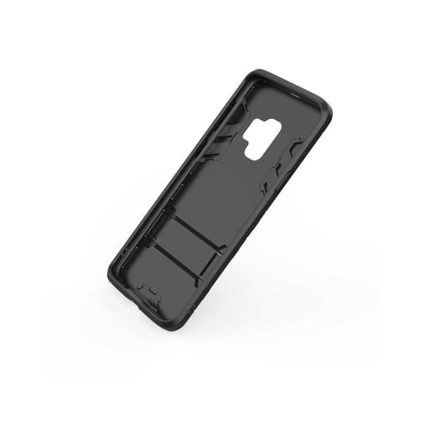 Samsung S9 Iskunkestävä suojus Kickstand ThinArmorilla Svart