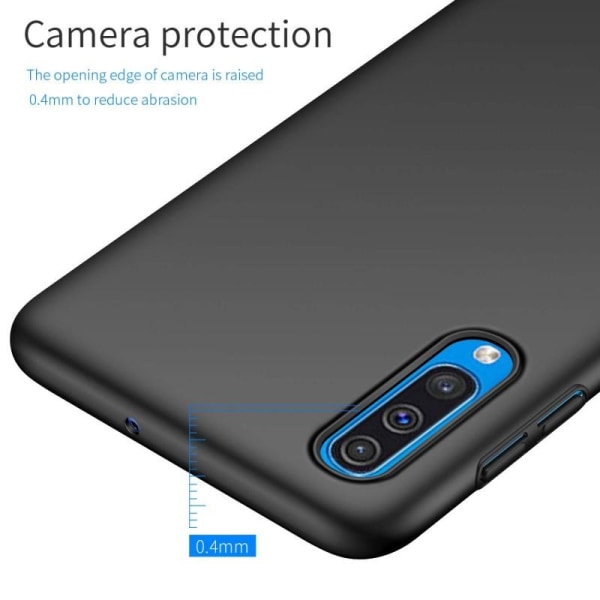 Samsung A50 Ultra-tynn gummibelagt Matt Black Cover Basic V2 Black