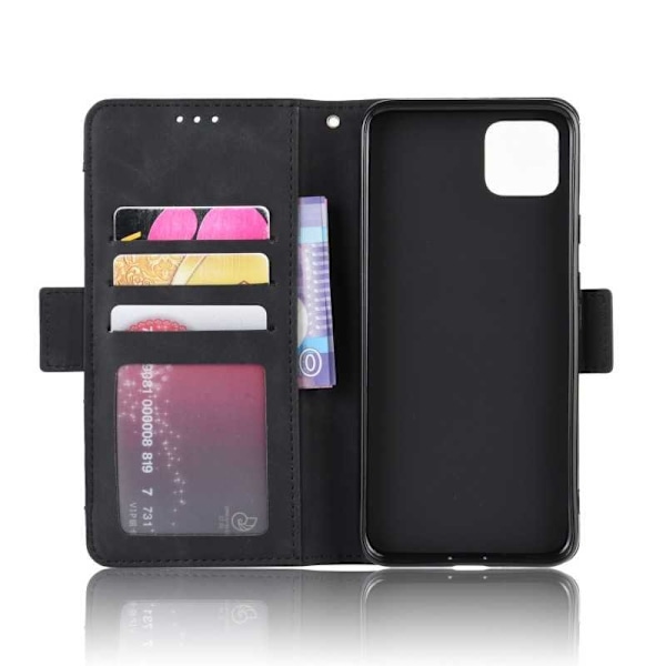 Google Pixel 4 Wallet Case PU-læder 6-LOMMES Winston V3 Black