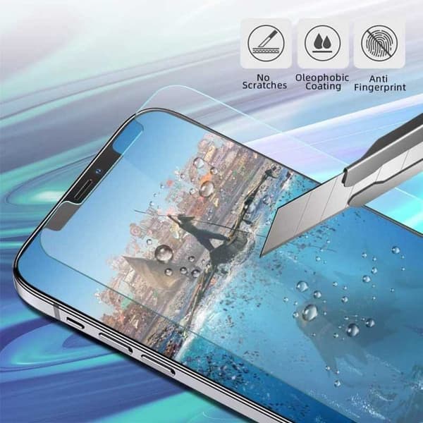 iPhone 12 Pro Karkaistu lasi 0,26mm 2,5D 9H Transparent