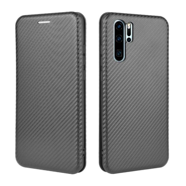 Huawei P30 Pro Flip Case -korttipaikka CarbonDreams Black