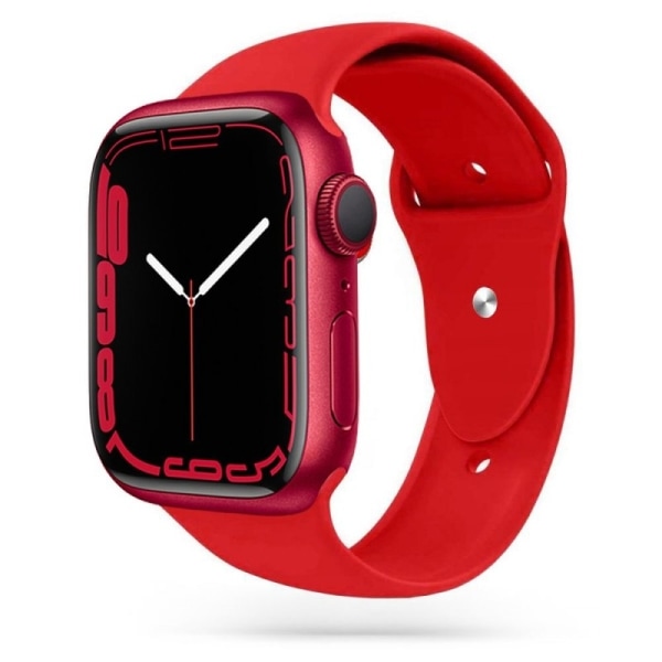 Apple Watch 38/40/41mm Slitstark Silikon Armband Walkr - Röd
