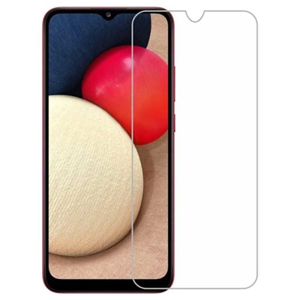 Samsung A02s Hærdet glas 0,26mm 2,5D 9H Transparent