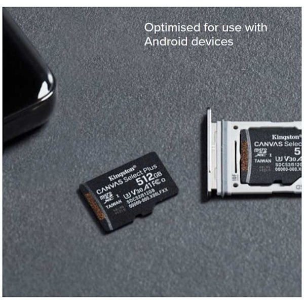 Kingston Canvas Select Plus MicroSD 64GB Svart