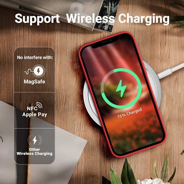 Gummibelagt Stöttåligt Skal iPhone XR - Röd