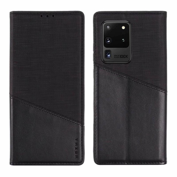 Samsung S20 Ultra Elegant -kotelo PU-nahkaa ja RFID-esto Black