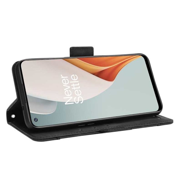 OnePlus Nord N100 Plånboksfodral PU-Läder 6-FACK Winston V3 Svart