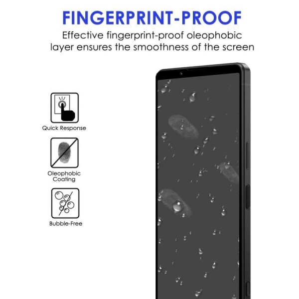 2-PACK Xperia 1 IV hærdet glas 0,26 mm 2,5D 9H fuldramme Transparent