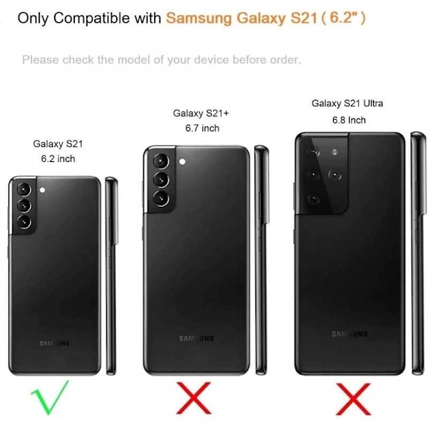 Samsung S21 Plus Tunt Lätt Skal Basic V2 Rosenguld Rosa guld