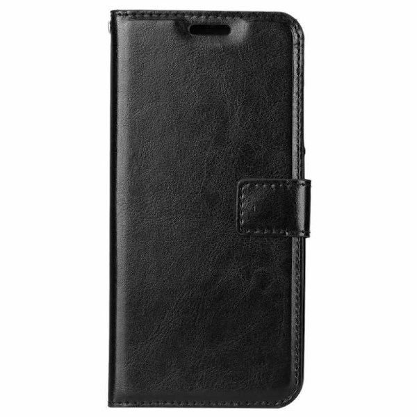 Motorola G8 Plus Plånboksfodral PU-Läder 4-FACK Svart